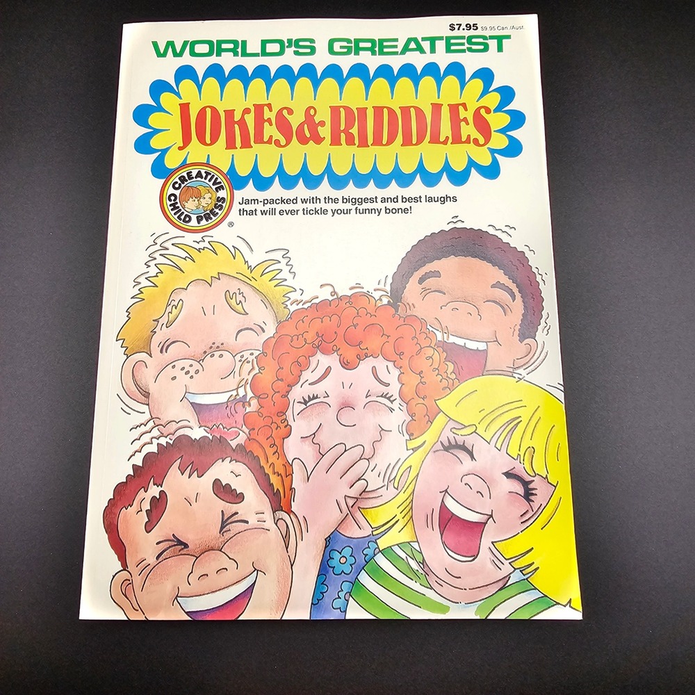 Vintage Worlds Greatest Jokes Riddles Creative Child Press Book Lots‎ of Laughs